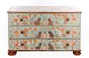 Continental Polychrome Decorated Chest of Drawers