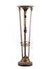 Neoclassical Style Gilt Metal Tazza Candlestand