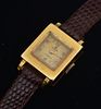 18k Gold Bucherer Ladies Wrist Watch