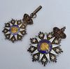 Two Enameled Knighthood Medals, Portugal