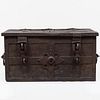 Large Medieval Style Iron Strong Box