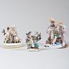 Three Continental Porcelain Figural Groups