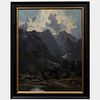 Theodor Otto Michael Guggenberger (1866-1929): Alpine Landscape