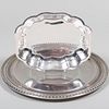 American Silver Tray and Shaped Dish