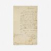 [Americana] Franklin, Benjamin Autograph Letter, signed