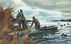 Ogden M. Pleissner (1905-1983), Grassing the Boat