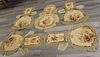 Lot Of Antique French Chair Needlepoints.