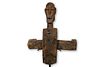 Dogon Door Lock with Male Figure 13" – Mali