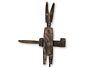 Hand Carved Wooden Bamana Figural Door Lock 23" – Mali