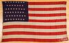 United States forty-seven star wool American flag