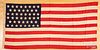 United States forty-five star wool American flag