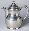 Albany, New York pewter pitcher, ca. 1830