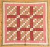 Pieced crib quilt, late 19th c.