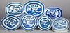Chinese export porcelain Canton serving dishes