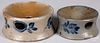 Two stoneware spittoons, 19th c.