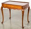 Queen Anne style mahogany tea table