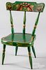 Pennsylvania painted and stenciled doll size chair