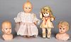 Miscellaneous vintage dolls