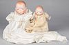 Two German Grace Putnam bisque head baby dolls