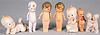 Group of small Kewpie dolls