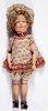 Schoenhut jointed wood girl doll
