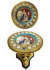 Magnificent 19th C. French Ormolu-Mounted Sevres