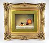 Magnificent Still Life Fruit Oil on Canvas by Teimur