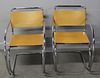 Pair of Modern MR-10 Style Chrome Chairs.