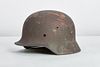 2 U.S. P 17 WWI Era Helmet and WWII German helmet