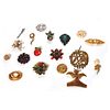 asst. group of ladies brooches including Chanel
