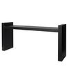 Karl Springer leather covered console table