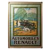 Automobiles Renault Original Vintage Poster