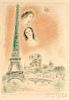 Marc Chagall (Russian/French, 1887-1985)      Le rêve de Paris