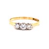 BE MINE 18k 1920â€™s Diamond British Ring
