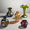 Group Of  Art Glass Vases