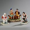 Lot Of 3 Staffordshire Pearlware Figures