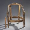Louis XV Carved & Gilt Miniature Child's Chair Frame
