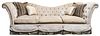 Neoclassical Manner Camelback Sofa