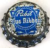 1955 Pabst Blue Ribbon Beer, PA Tax Cork Backed Crown Milwaukee Wisconsin