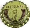 1961 Gettelman Beer Cork Backed Crown Milwaukee Wisconsin