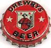 1948 Drewrys Beer Cork Backed Crown South Bend Indiana