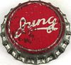 1951 Jung Beer Cork Backed Crown Random Lake Wisconsin