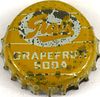 1957 Graf's Grapefruit Soda Cork Backed Crown Milwaukee Wisconsin