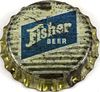 1952 Fisher Beer Cork Backed Crown Salt Lake City Utah