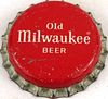 1955 Old Milwaukee Beer Cork Backed Crown Milwaukee Wisconsin