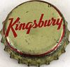 1956 Kingsbury Beer Cork Backed Crown Sheboygan Wisconsin