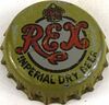 1943 Rex Imperial Dry Beer (gunmetal grey) Cork Backed Crown Duluth Minnesota