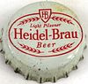 1954 Heidel - Brau Beer (WHS) Cork Backed Crown Sioux City Iowa