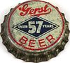1947 Gerst 57 Beer (cream) Cork Backed Crown Nashville Tennessee