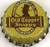 1937 Old Topper Snappy Ale Cork-Backed Crown Rochester New York